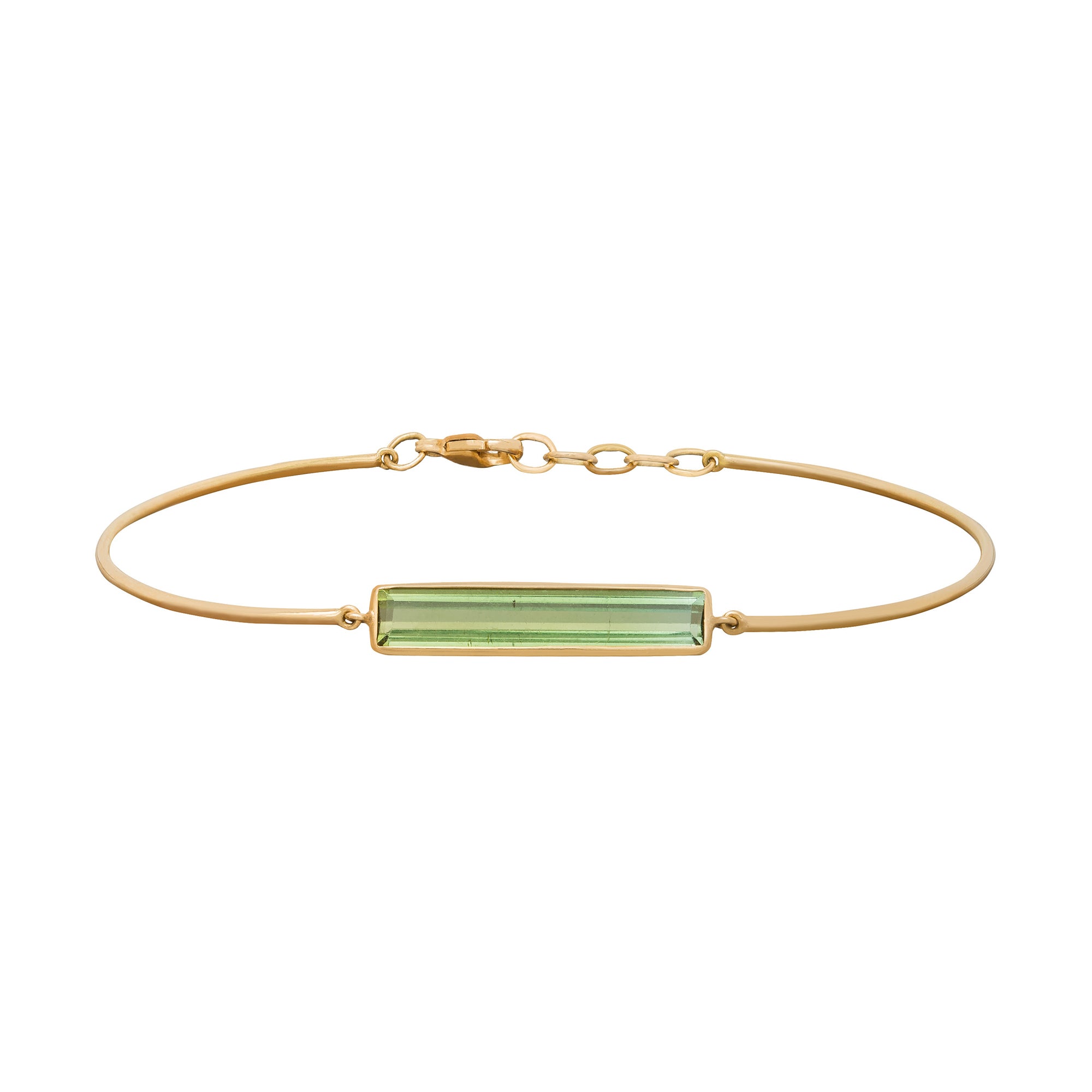 YI Collection Green Tourmaline Bracelet - Broken English Jewelry