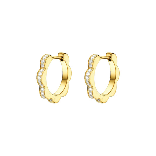 Triplet Hoop Earrings - Small