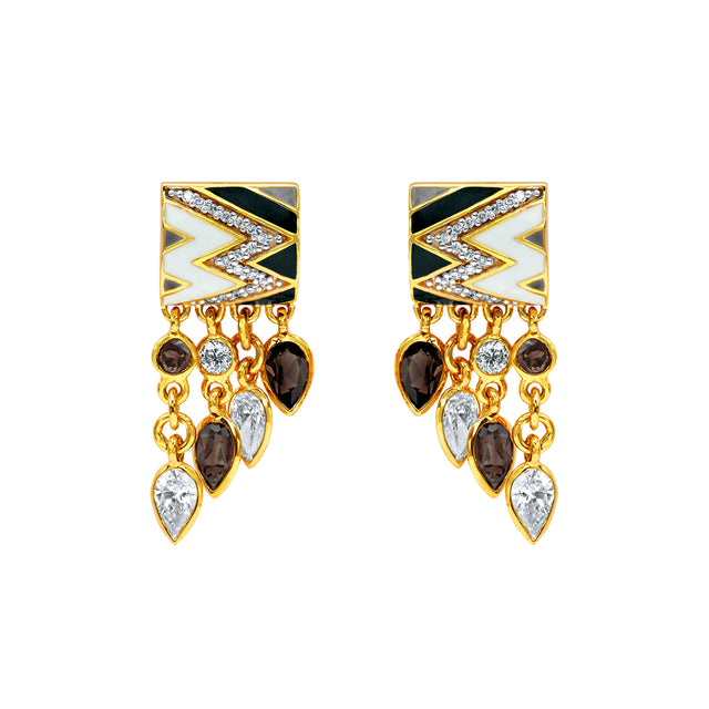 Buddha Mama Enamel Earcuffs - Broken English Jewelry