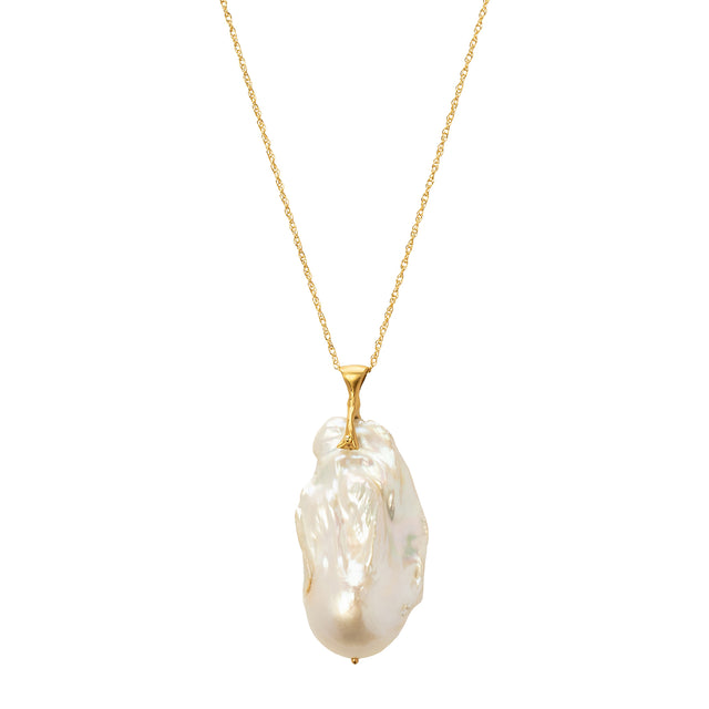 Annette Ferdinandsen Fireball Pearl & Branch Necklace - Necklaces - Broken English Jewelry