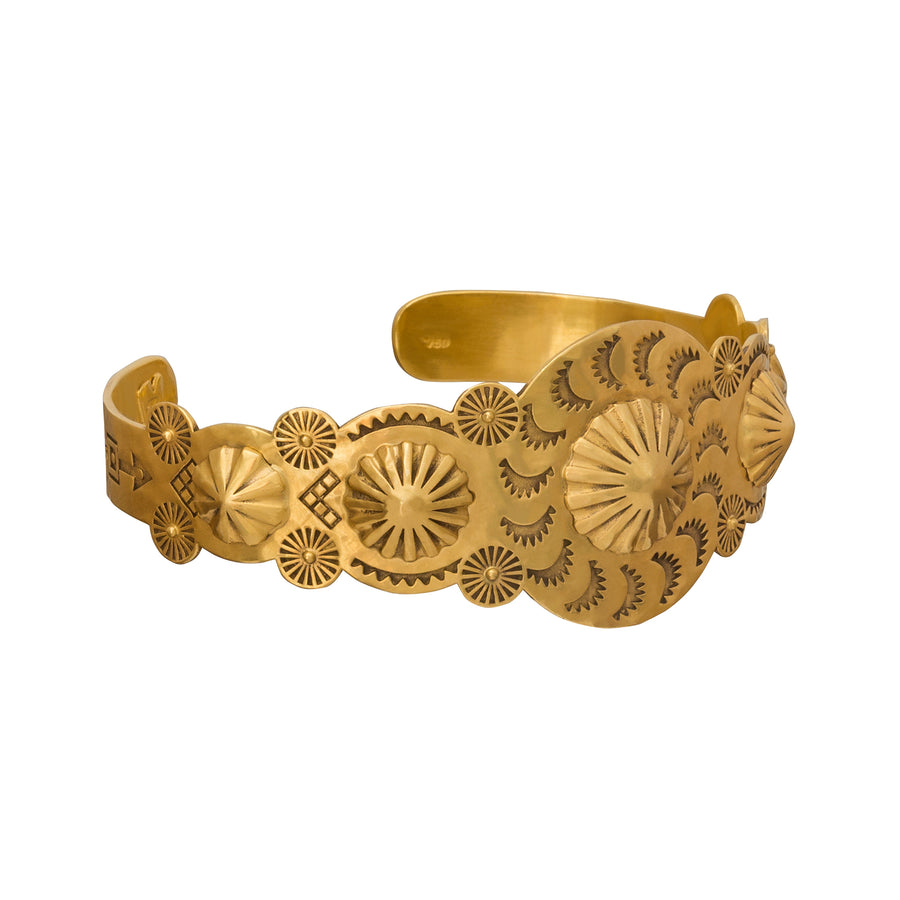 Christina Alexiou Native American Cocktail Cuff Bracelet - Broken English Jewelry