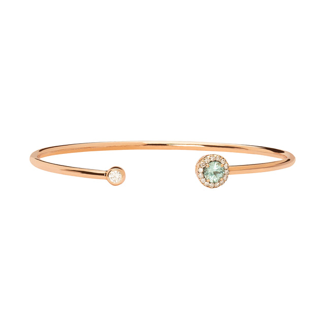 Selim Mouzannar Beirut Cuff - Paraiba Tourmaline & Diamond - Bracelets - Broken English Jewelry