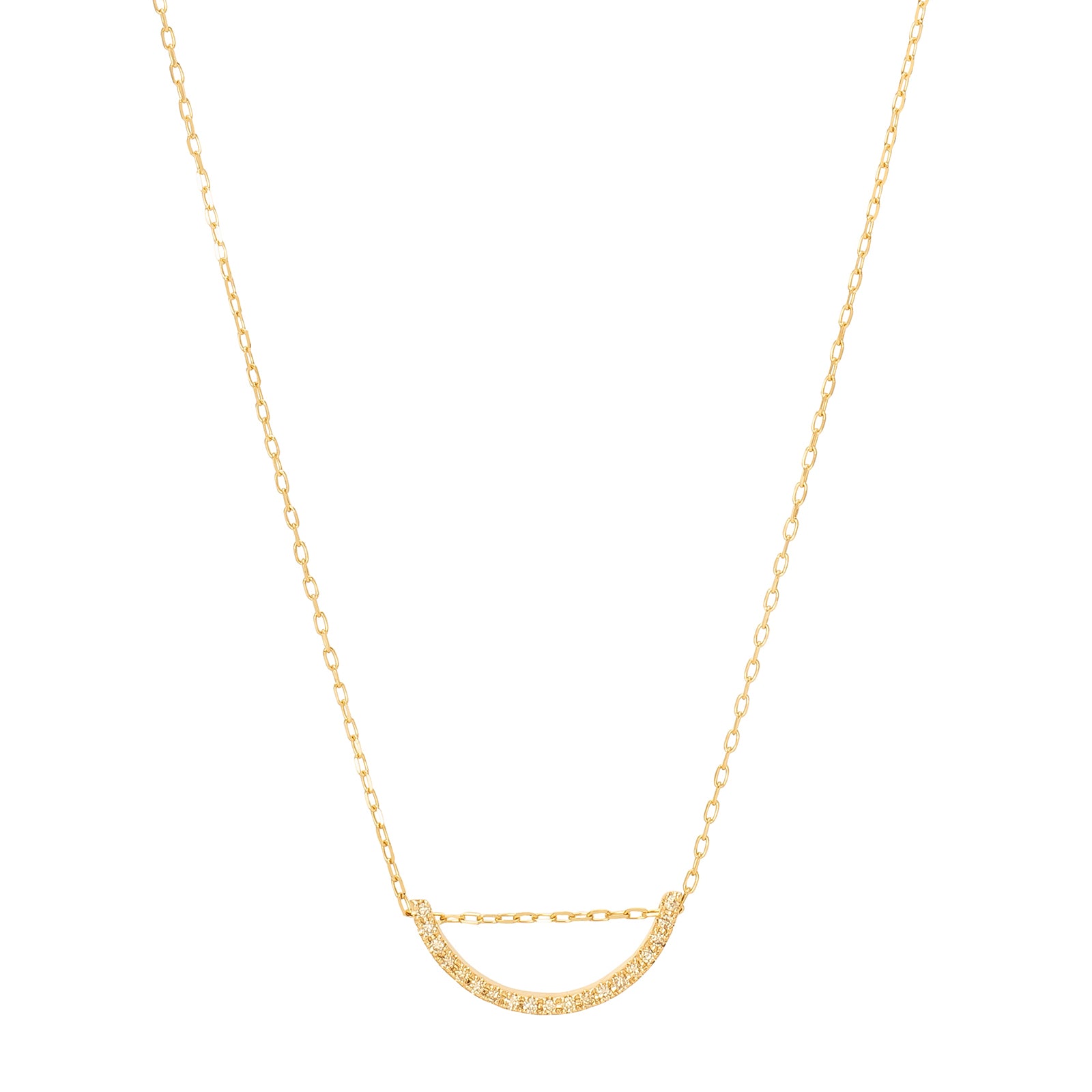 Hirotaka Bow Diamond Necklace - Medium - Necklaces - Broken English Jewelry