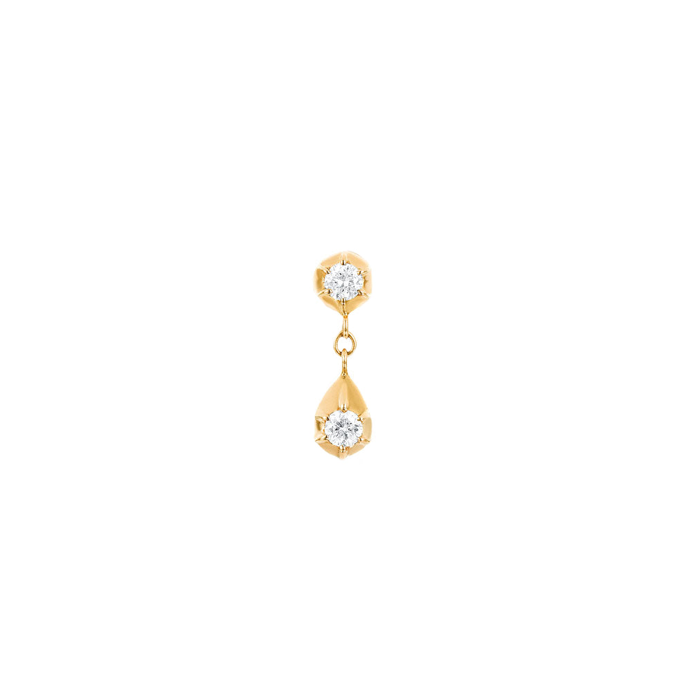 Carbon & Hyde Diamond Belle Single Earring - Broken English Jewelry