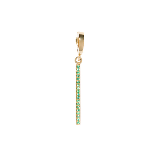 Light Beam Emerald Charm - Main Img