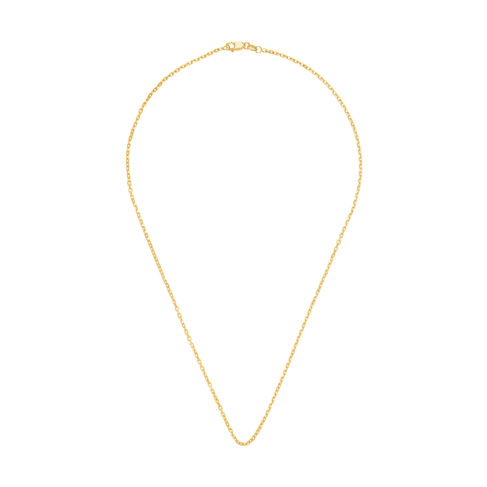 BE by Broken English 16" Diamond Cut Cable Chain - 1.9mm - Necklaces - Broken English Jewelry