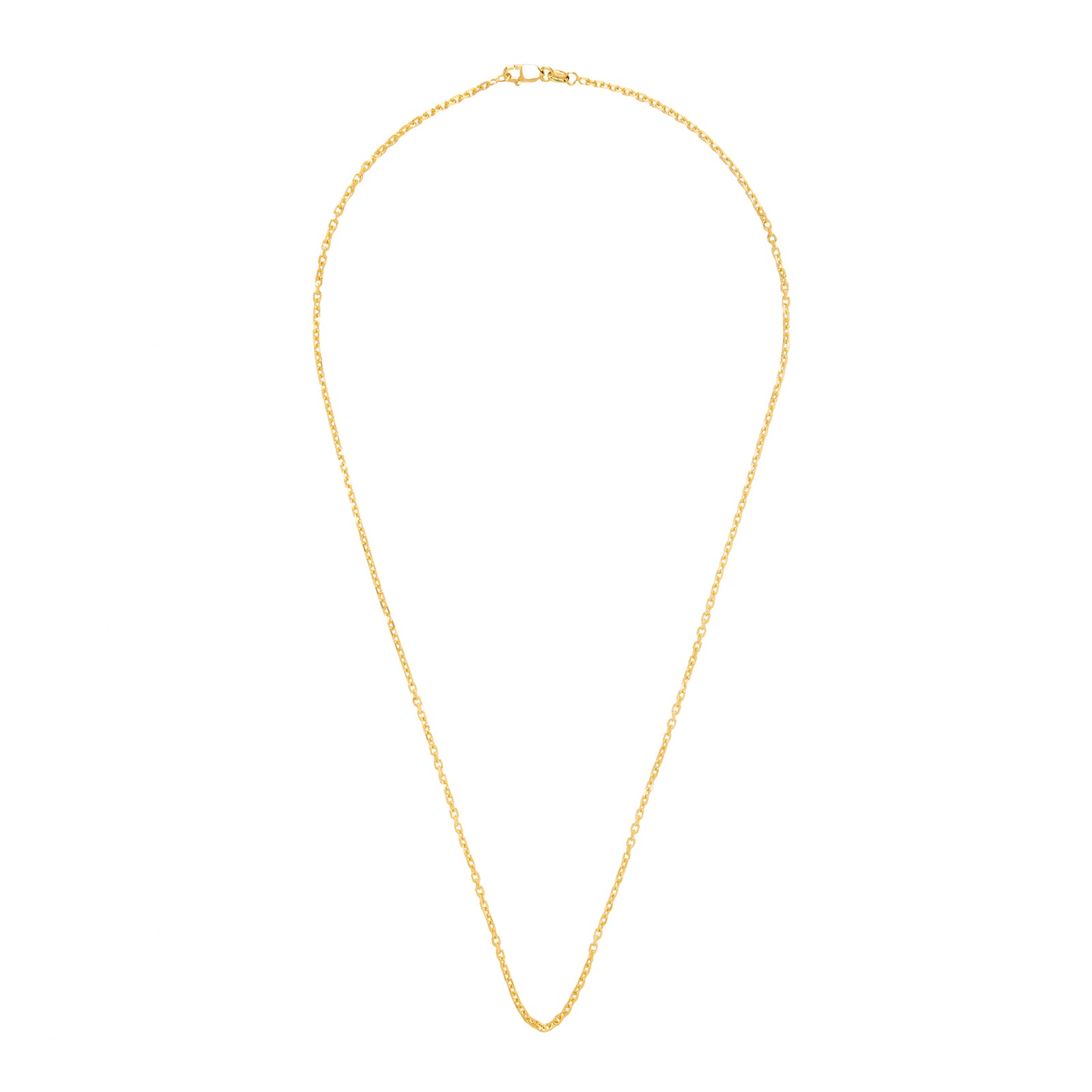 BE by Broken English 18" Diamond Cut Cable Chain - 1.9mm - Necklaces - Broken English Jewelry