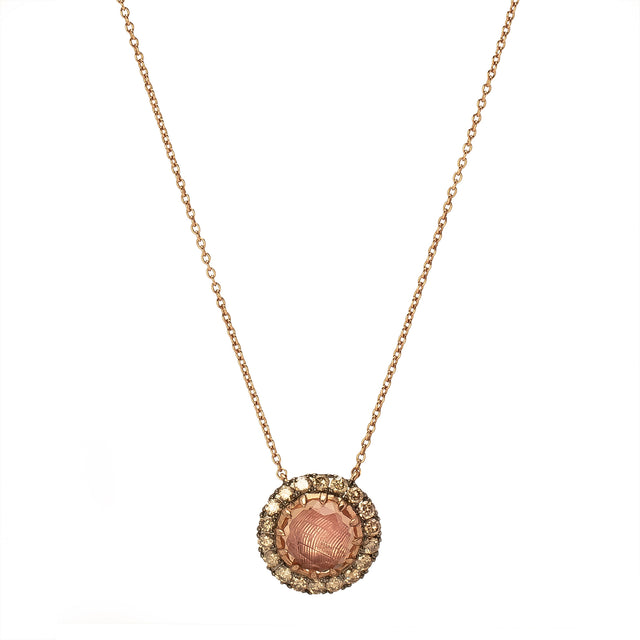 Larkspur & Hawk Caprice Round Solitaire Necklace - Ballet - Necklaces - Broken English Jewelry