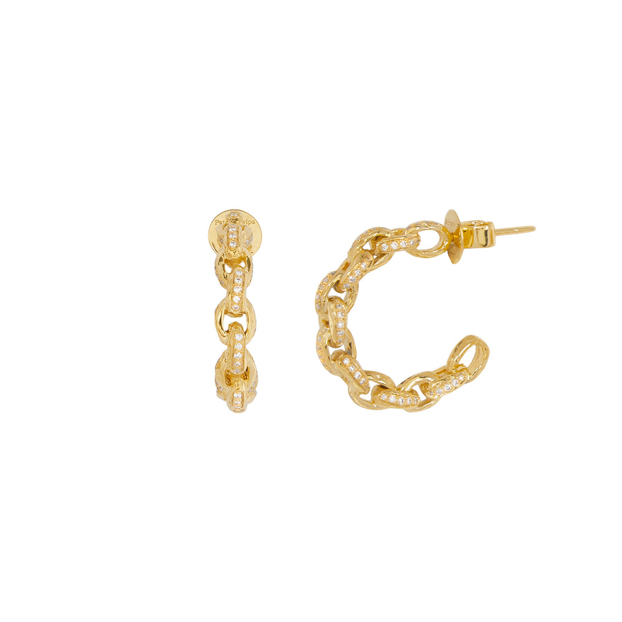 Patcharavipa Chain Hoops I - Earrings - Broken English Jewelry
