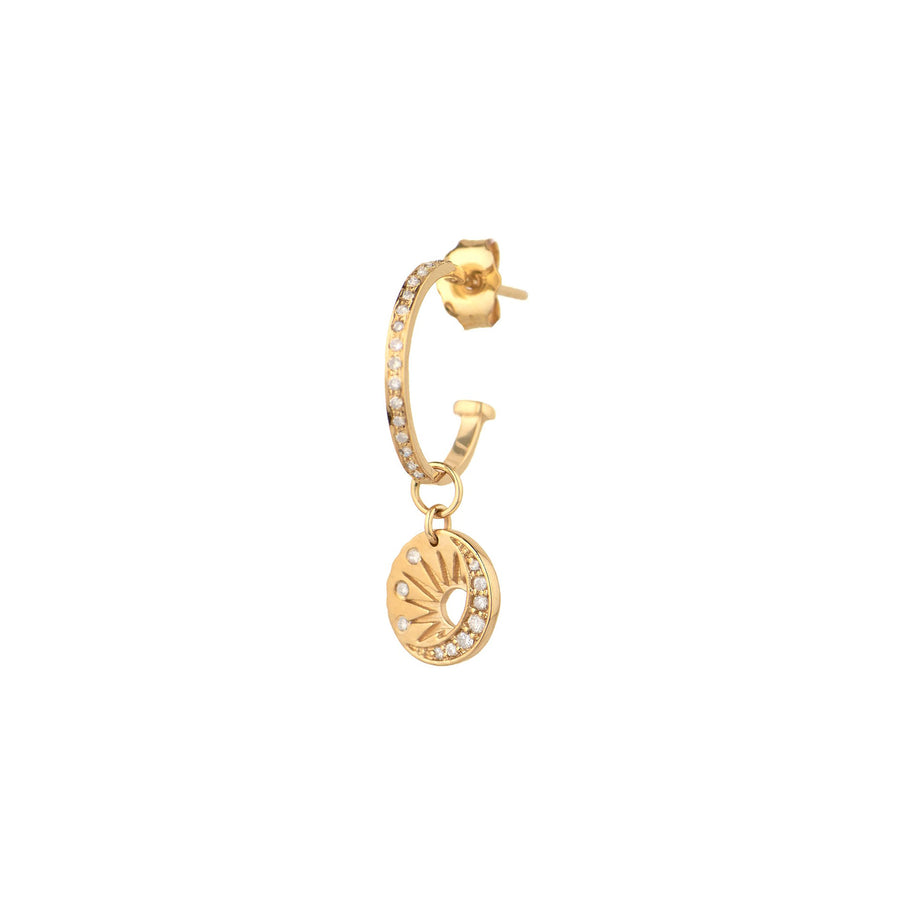 Celine Daoust Sun & Moon Diamond Earring - Broken English Jewelry