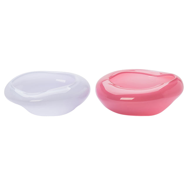Helle Mardahl Candy Dish Pair - Ice & Pink - Home & Decor - Broken English Jewelry