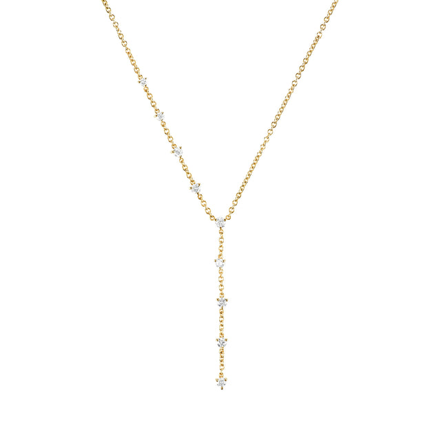Carbon & Hyde Sparkler Lariat - Broken English Jewelry