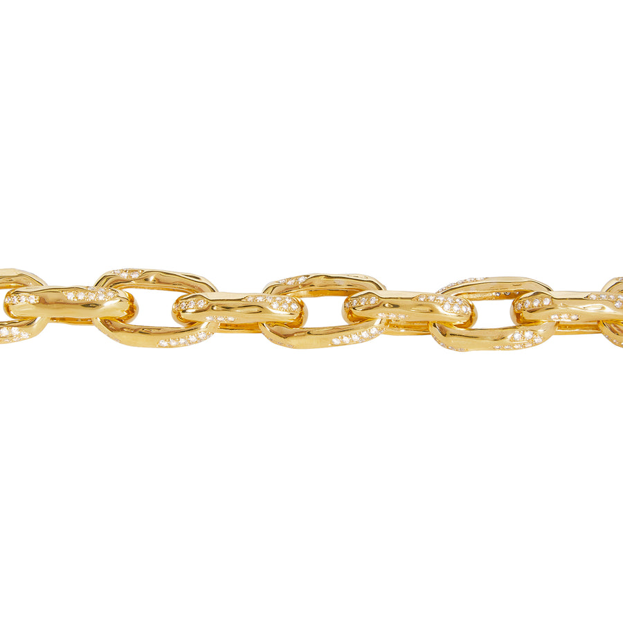 Patcharavipa Chain Row 10 Diamond Bracelet - Small - Broken English Jewelry