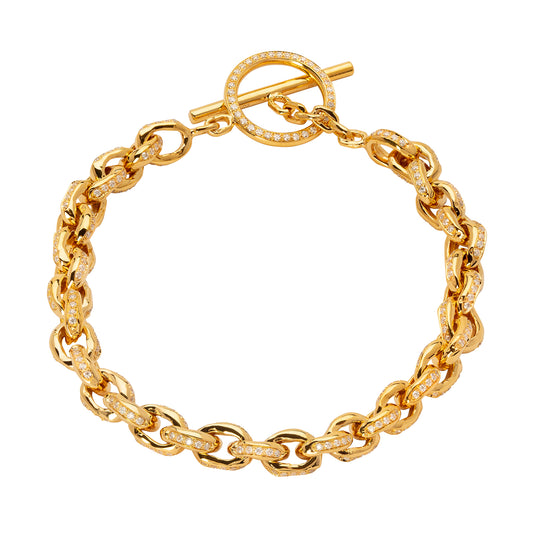 Chain Row 5 Bracelet - Main Img