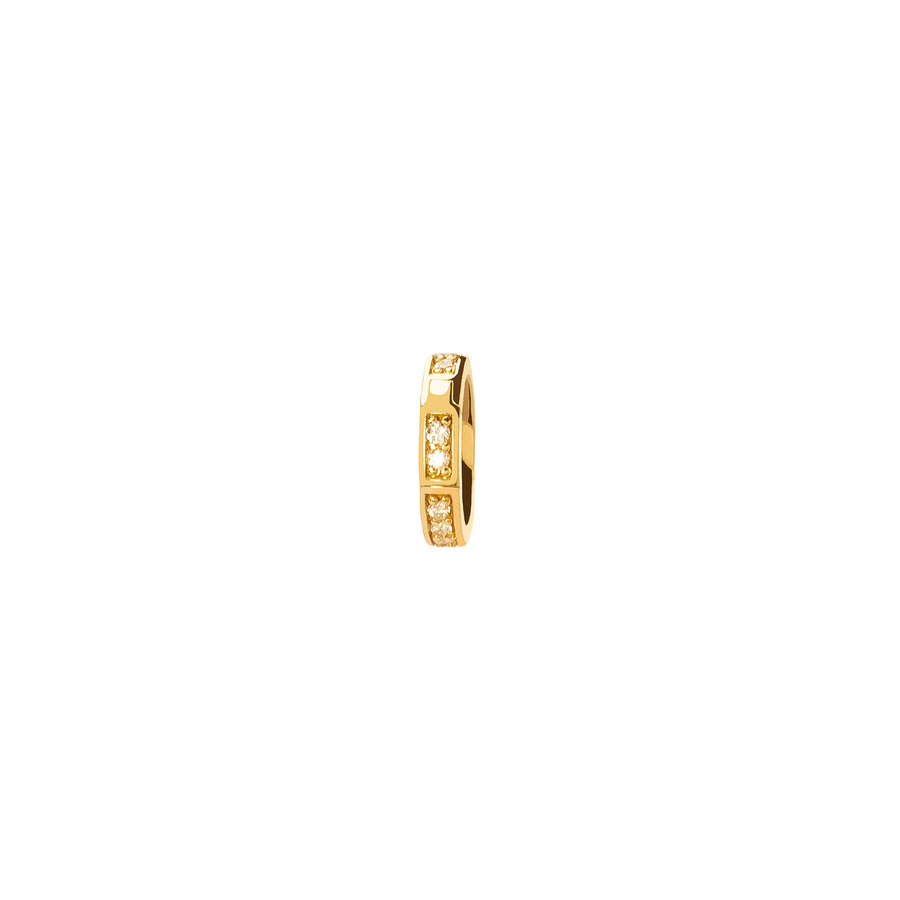 Foundrae Oval Push Gate Annex Link Charm - Diamond - Charms & Pendants - Broken English Jewelry