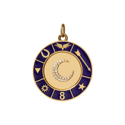 Blue Crescent Medallion - Main Img