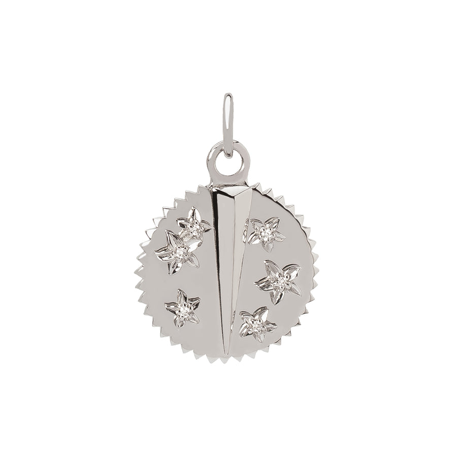 Foundrae Petite Resilience Medallion - White Gold - Broken English Jewelry