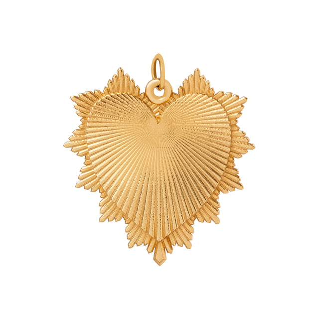 Foundrae Block Oversized Heart Love Token - Broken English Jewelry