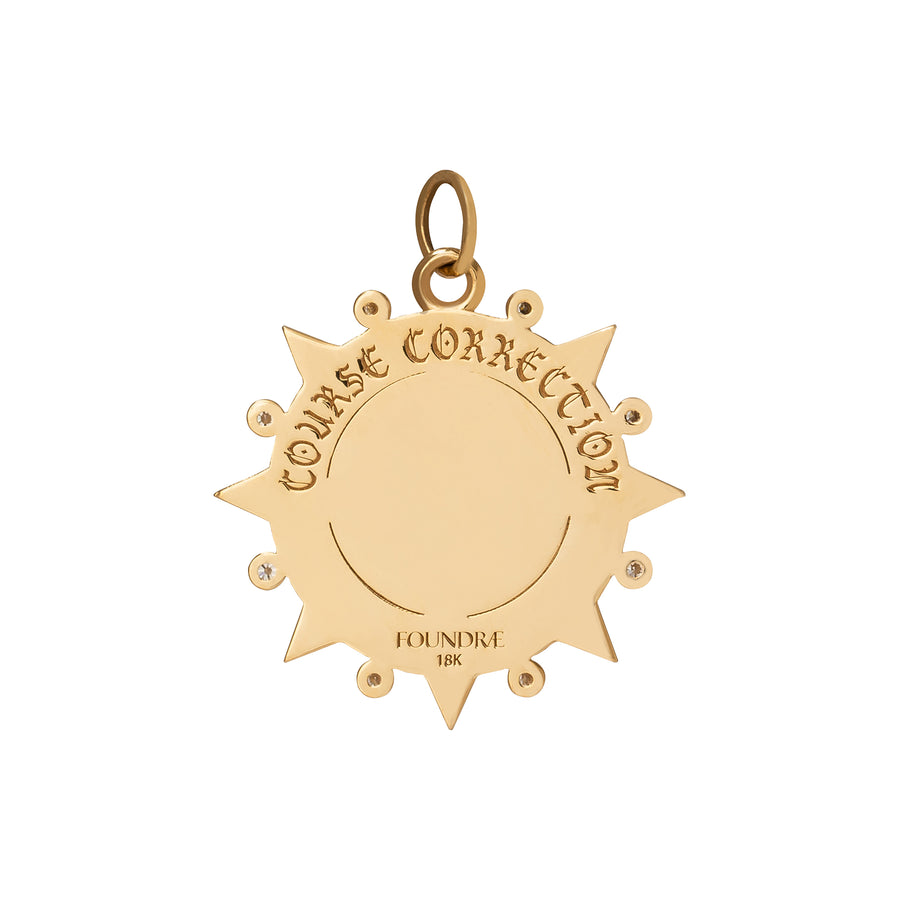 Foundrae Medium Internal Compass Medallion - Broken English Jewelry