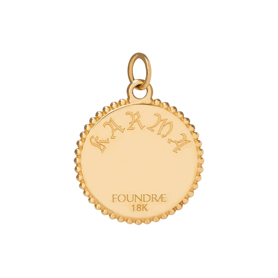 Foundrae Medium Karma Medallion - Broken English Jewelry