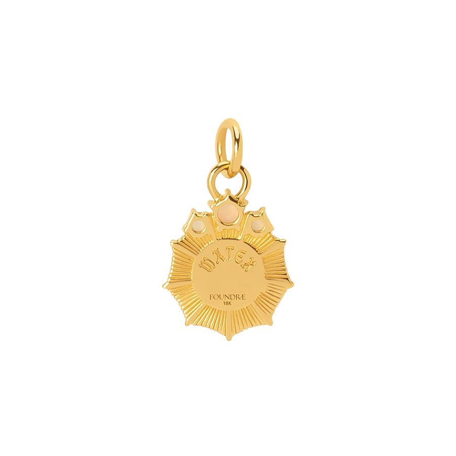 Foundrae Miniature Water Medallion - Charms & Pendants - Broken English Jewelry