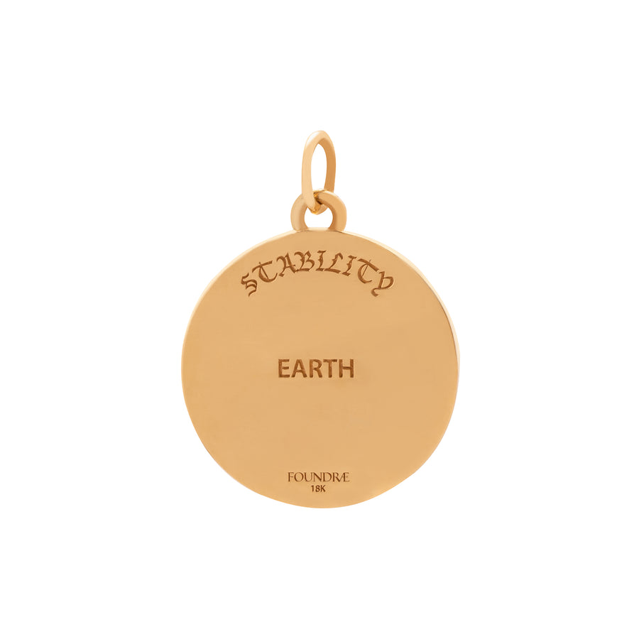Foundrae Earth Badge Medallion - Broken English Jewelry