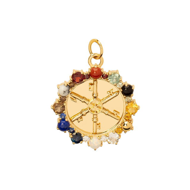 Foundrae Aether Large Medallion - Charms & Pendants - Broken English Jewelry