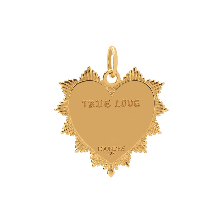 Foundrae True Love Knot Heart Token Medallion - Broken English Jewelry