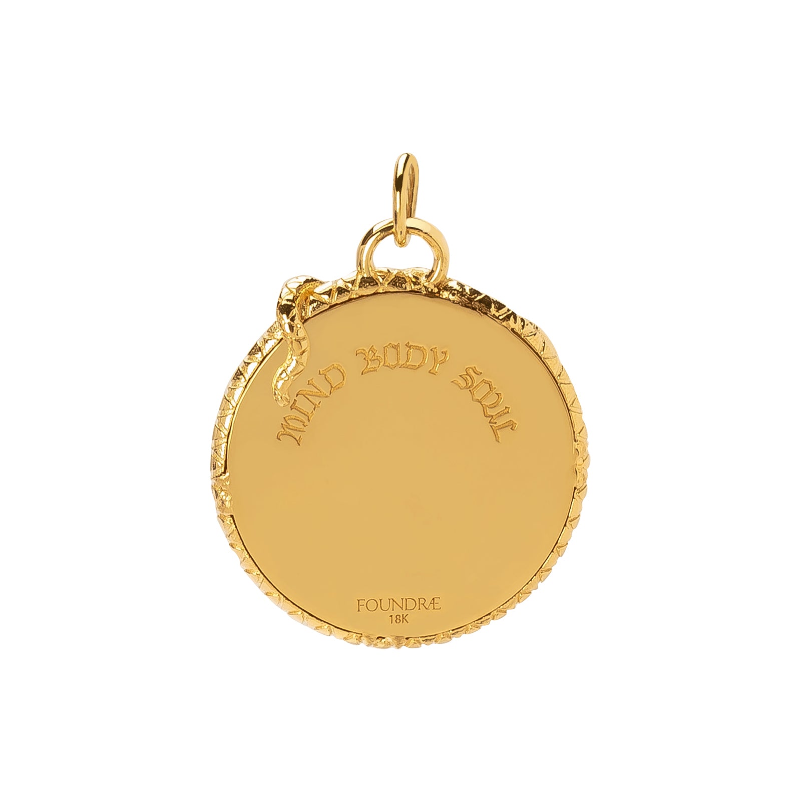 Foundrae Large Mind Body Soul Medallion - Charms & Pendants - Broken English Jewelry