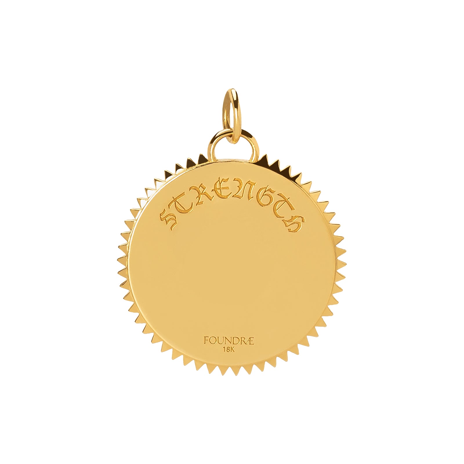 Foundrae Large Strength Lion & Tiger Medallion - Charms & Pendants - Broken English Jewelry