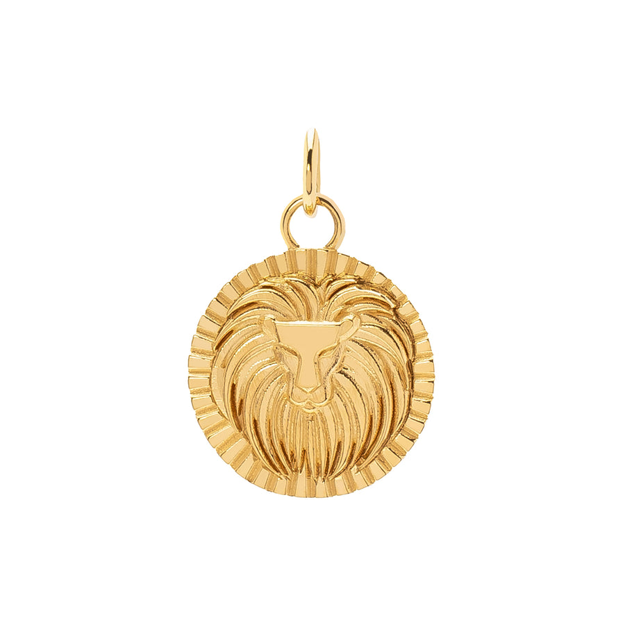 Foundrae Baby Zodiac Medallion - Leo - Broken English Jewelry