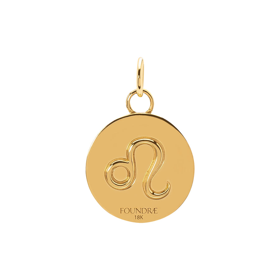 Foundrae Baby Zodiac Medallion - Leo - Broken English Jewelry
