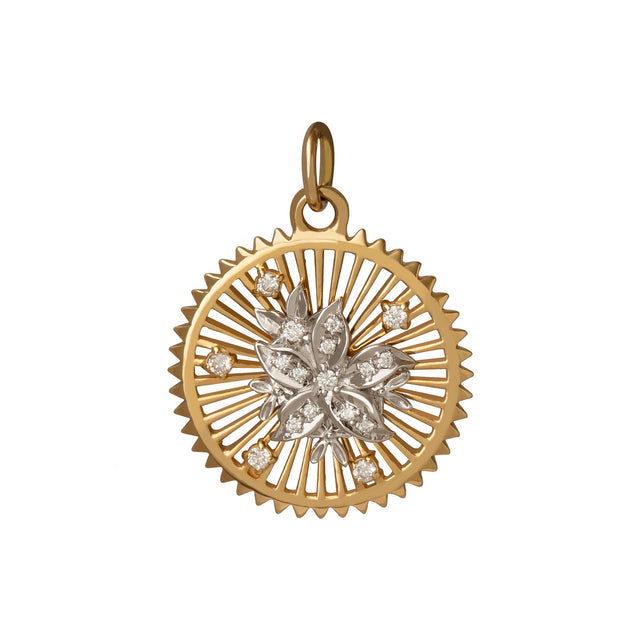 Foundrae Mille Fleur Medallion - Broken English Jewelry