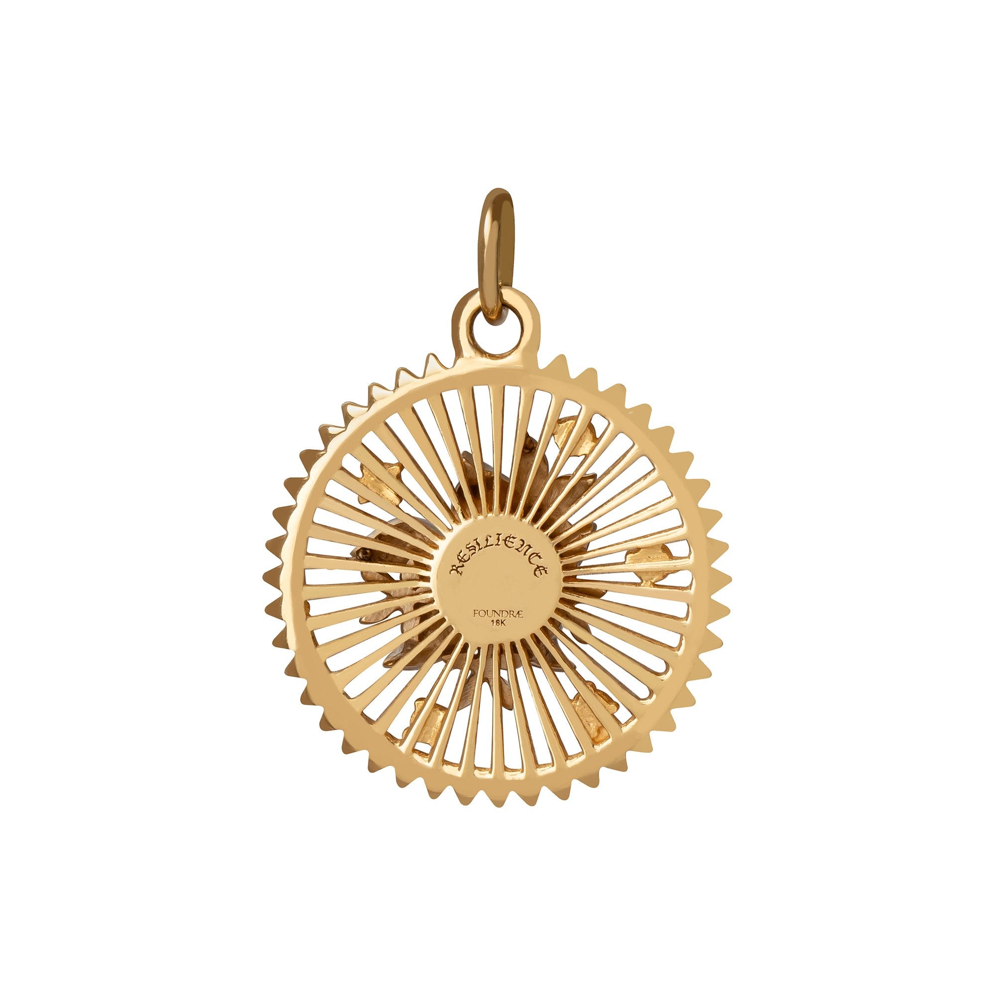 Foundrae Mille Fleur Medallion - Broken English Jewelry