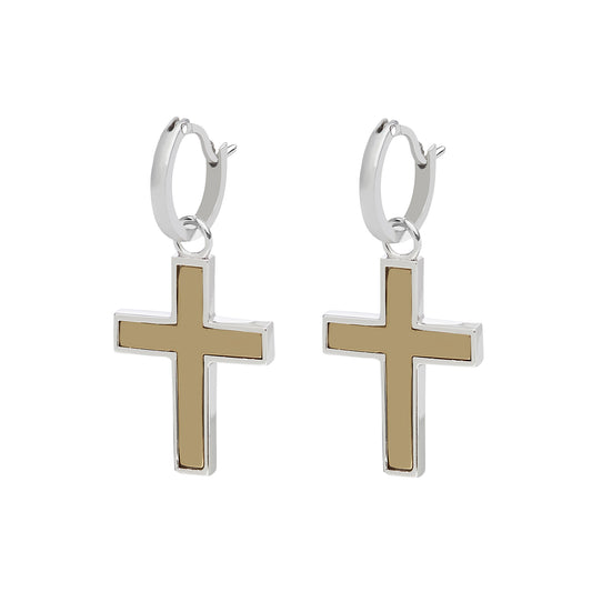 Corcovado Earclip - Yellow & White Gold