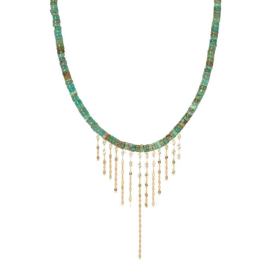 Pascale Monvoisin Taylor Nº3 Necklace - Turquoise - Necklaces - Broken English Jewelry
