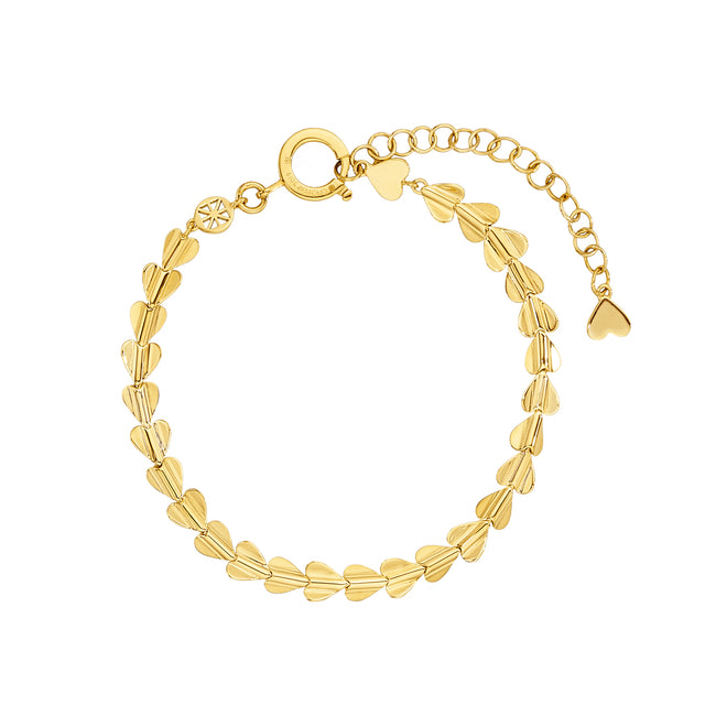 Cadar Wings of Love Bracelet - Gold (S) - Broken English Jewelry