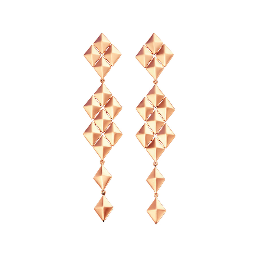 Cadar Python Symmetrical Drop Earrings - Broken English Jewelry