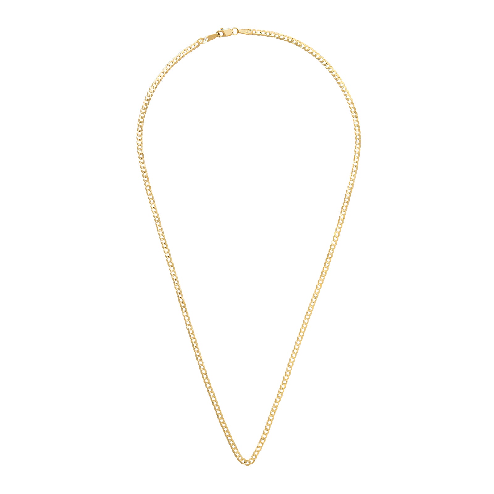 BE by Broken English 18" Comfort Curb Chain - 2.6mm - Broken English Jewelry