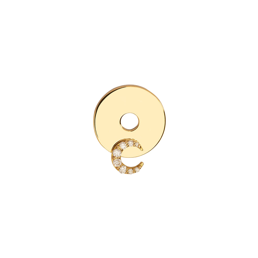 Foundrae Crescent Karma Disk - Charms & Pendants - Broken English Jewelry