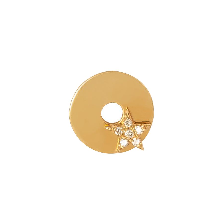 Foundrae Gold Star Disk - Broken English Jewelry