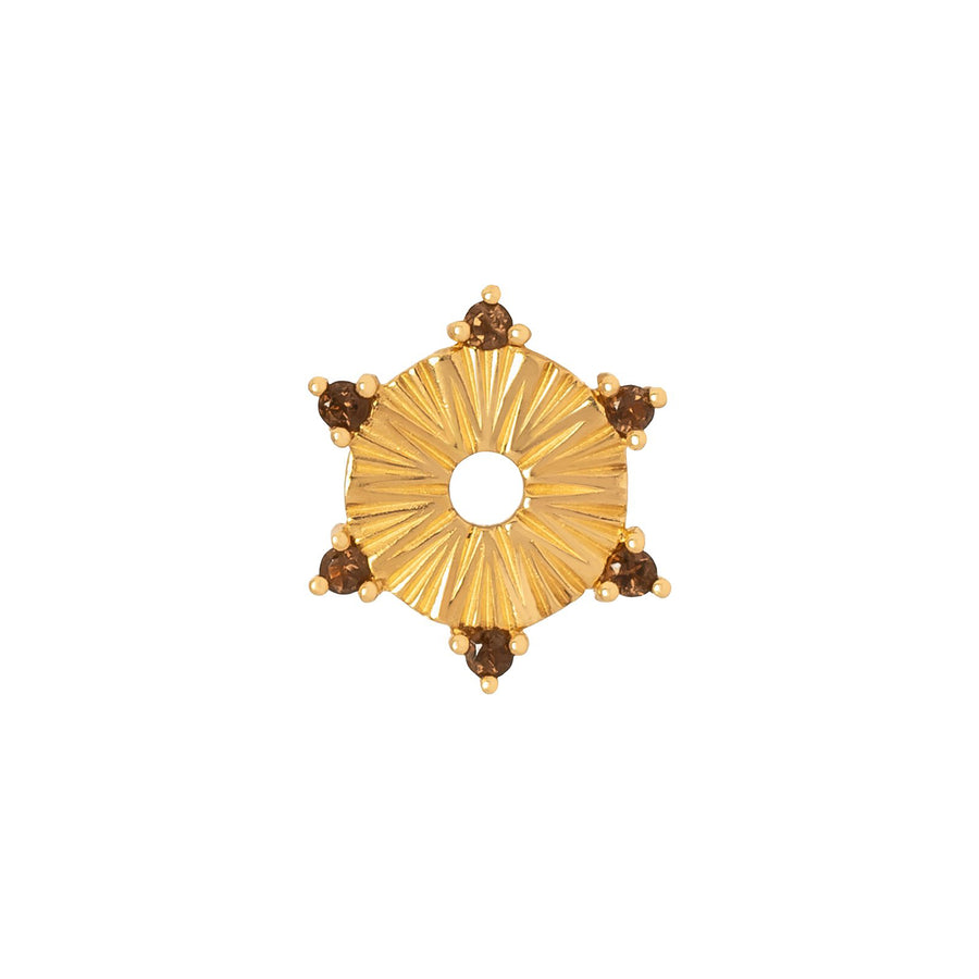 Foundrae Small Element Disk - Topaz - Broken English Jewelry