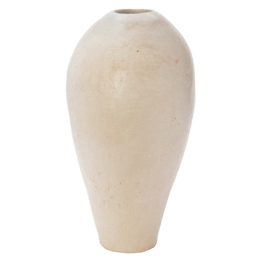 Alzamora Ceramics White Tall Vessel - Home & Decor - Broken English Jewelry