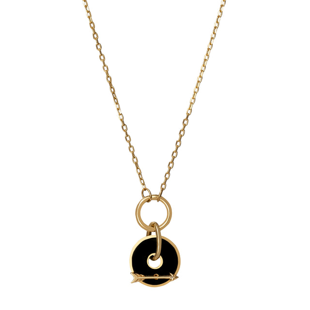 Foundrae Black Arrow Necklace - Broken English Jewelry