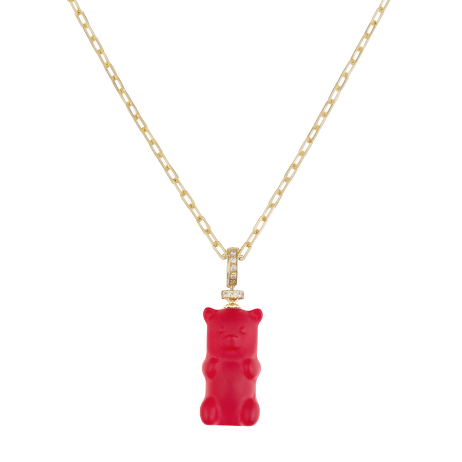 DARKAI Gemmy Bear Necklace - Cherry - Necklaces - Broken English Jewelry