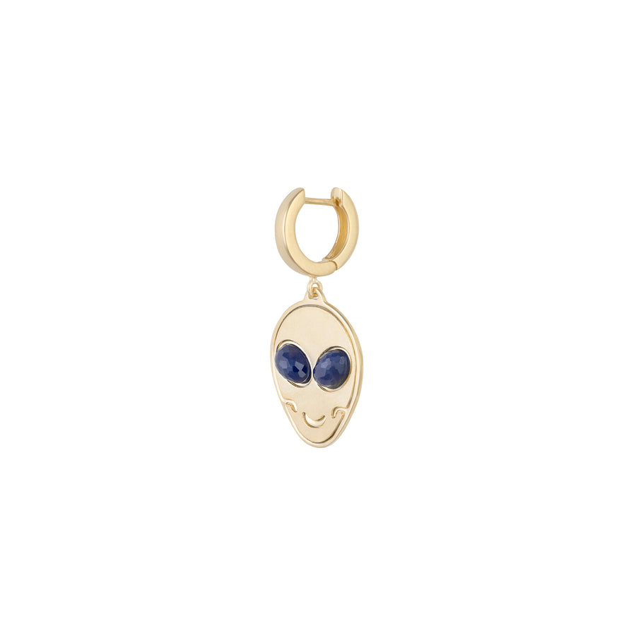 DARKAI Alien Earring - Neptune & Yellow Gold - Earrings - Broken English Jewelry