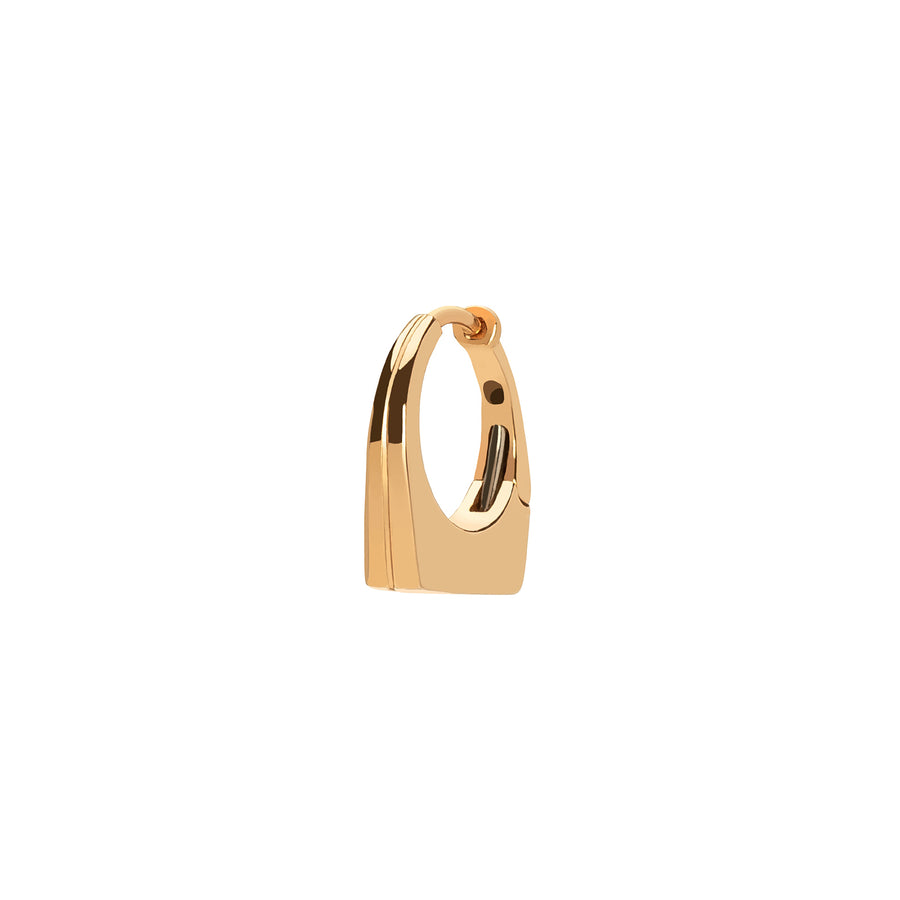 Prasi Dois Irmaos Mini Huggie - Rose Gold - Broken English Jewelry