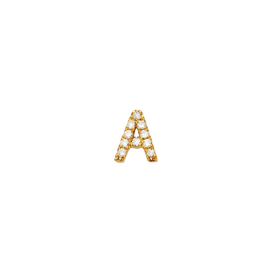 Diamond Letter A Charm - Main Img