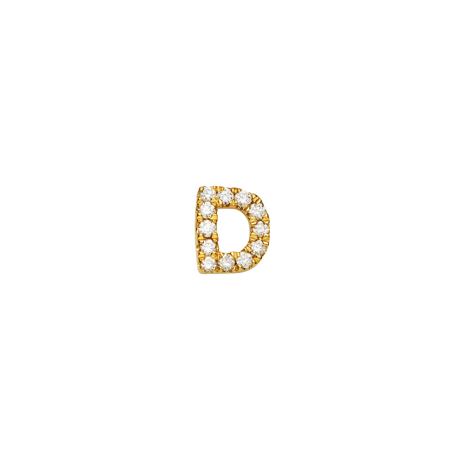 Loquet Diamond Letter D Charm - Charms & Pendants - Broken English Jewelry