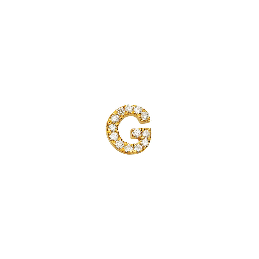 Loquet Diamond Letter G Charm - Charms & Pendants - Broken English Jewelry
